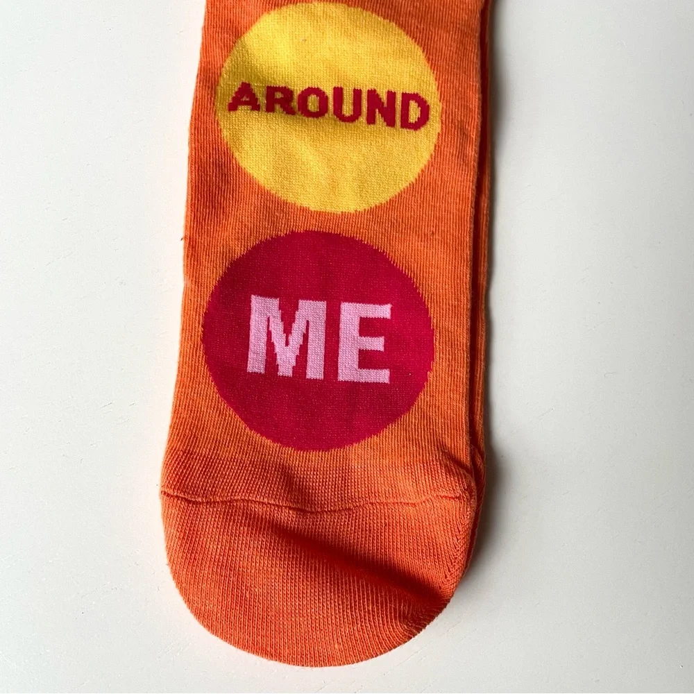 Blue Q NWT Go Around Me women’s ankle socks driving road rage